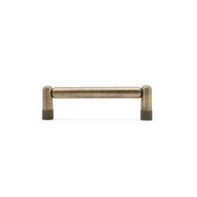 K571-ab Hapny Home K571 Knurled 4 Inch Center To Modern Industrial - Brass