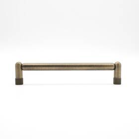 K572-ab Hapny Home K572 Knurled 6 Inch Center To Modern Industrial - Brass