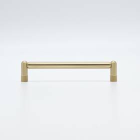 K572-sb Hapny Home K572 Knurled 6 Inch Center To Modern Industrial - Brass