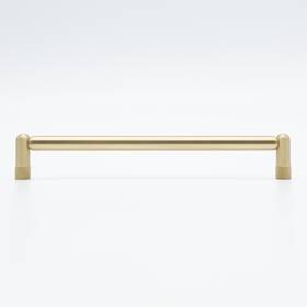 K573-sb Hapny Home K573 Knurled 8 Inch Center To Modern Industrial - Brass