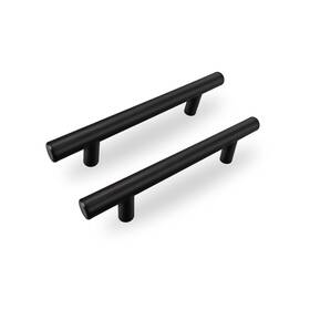 96-10-b Hardhawk 10 Pack 3.8 Inch Hole Center Cabinet Pulls Handles Matte 3.8inch Black