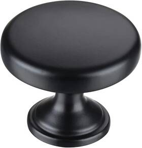 Hardware 711181571042 10 Pack Matte Black Cabinet Knobs For Cabinets And Drawers - Single