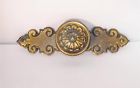 N2041 Hardware Brass Knob Vintage Pull Drawer Plate Handle Cabinet Keeler