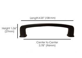 Zc5658-mb Hardware Direct Matte Black Cabinet Pulls Windsor Style Kitchen Bath Handle Knobs Modern