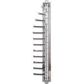 12-hook Hardware Resources 357t-sn Satin Nickel Cascading Tie Organizer