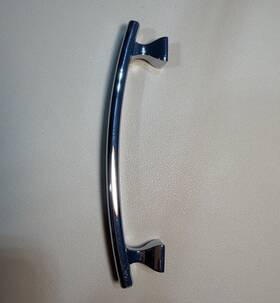 449-96pc Hardware Resources Decorative 96 Mm C-c Polished Chrome Square Hadly Cabinet Pull