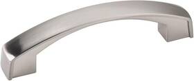 549-96sn Hardware Resources 6 Pack Jeffrey Alexander Merrick 3-3/4 Inch 96 Mm C To Arched Pull Satin Nickel