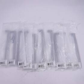 625-192mb Hardware Resources 10 Pack Stanton Square Cabinet Bar Pull 7-1/2 Inch Matte Black