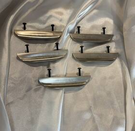 8004-bnbdl Hardware Resources 5 Brushed Pewter 4.5 Inch Cabinet Pull Drawer Handles With Screws