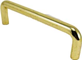 160-pb-5 Harris Hardware 3 Inch Polished Brass Zinc Wire Pull Cabinet Door 5-pack