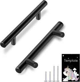 Hbl 445018342354 Hblft 30 Pack 3 Inch Center To Matte Black Cabinet Pulls Kitchen