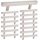 Hdj22bss Homediy Homdiy Rectangular Drawer Handle Pulls Brushed Nickel 718399324361