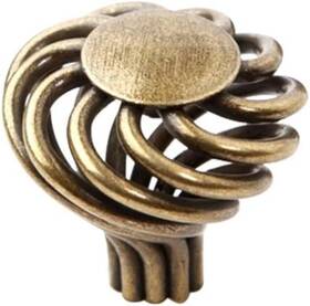 Hehenorl 718519991442 Antique Bronze Birdcage Drawer Pull Iron Knob Furniture Dresser Knobs Kitchen