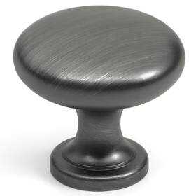Z5.d30.10.bnb-d Hestia Hardware 10 Pack Antique Pewter Cabinet Pulls And Knobs 1.15 Inch 29mm Round Sil