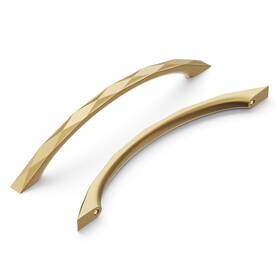 Hickory Hardware 078555939281 Solid Core Cabinet Pull Champagne Bronze 160mm Luxury Handle For Drawers/doors