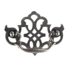 Hickory Hardware 445007628681 3 Inch Center-to-center Silver Stone Furniture Bail Pull