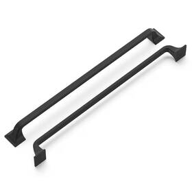 Hickory Hardware 711181754117 Forge Collection Pull 12 Inch 305 Mm Center To Dstressed Black Iron Fini