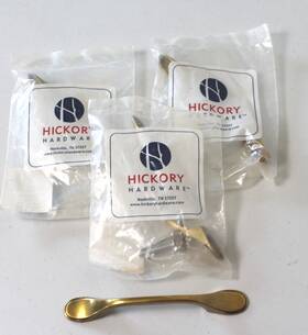3-hickory Hickory Hardware 76994 Solid Core Kitchen Cabinet Pulls 3 Inch Hole Centers P14444-3 New