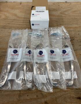 H076019-sn Hickory Hardware Twist 7-9/16 Inch Center To Cabinet Pull- Qty 5