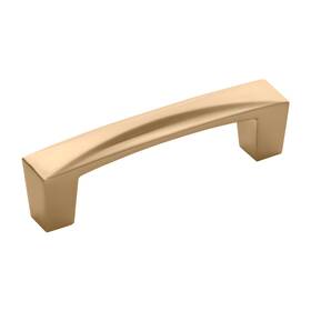 H076129-cbz-10b Hickory Hardware Crest Collection Pull 3 Inch Center To Champagne Bronze Finish 10 Pack