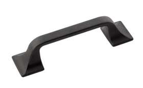 H076700-bi Hickory Hardware Forge Black Iron 3 Inch C/c Cabinet Pulls Lot Of 5