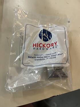 Hh075341-14 Hickory Hardware 1-1/4 Inch X Knob Polished Nickel 10