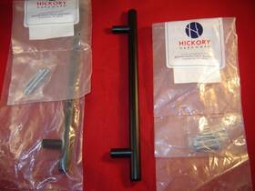 Hh075596-mb Hickory Hardware Hh075596mb 2 Bar Pull Matte Black 6-5/16 Inch Fr6