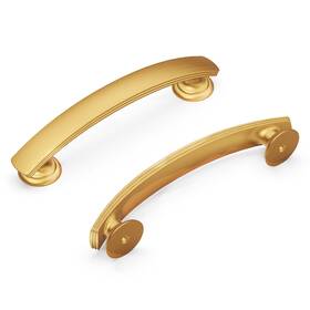 P2141-bgb Hickory Hardware 1 3-3/4 Inch 96mm Center To Brushed Golden Brass