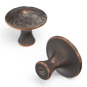 Hickory Hardware P2142-bgb 10 Pack American Diner Collection Knob 1-3/8 Inch Oil-r