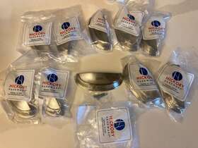 P2144-sn Hickory Hardware 10 - Lot American Diner Collection Cup Pull 3 Inch