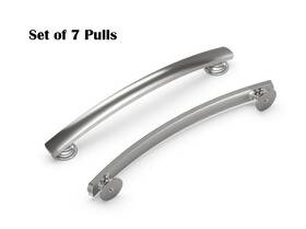 P2156-sn Hickory Hardware American Diner 6-5/16 Inch Satin Nickel Arch Handle Pull 7 Pack