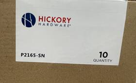 P2165-sn Hickory Hardware Euro-contemporary Pull - Satin Nickel Lot Of 10