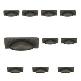 P2174-woa Hickory Hardware 10 Pack Craftsman Windover Antique 3 3/4 Inch Cc Cup Pulls