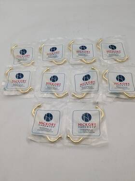 Hickory Hardware P3076-pb Williamsburg 4 Inch Cent To Polished Brass Set Of 10