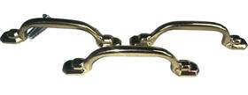 P442-sn Hickory Hardware Mcm Drawer Pulls 3 Inch Arch Foot Gold Brass Cabinet Lot Of 45