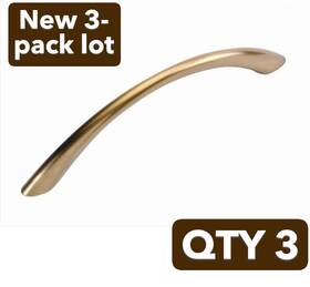 Pa0221-srg Hickory Hardware 3-pack Lot Satin Rose Gold Metropolis Pull 3-3/4 Inch Cc