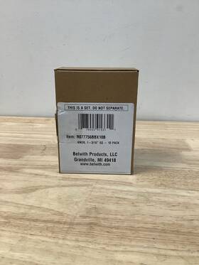 R077756bbx10b Hickory Hardware Heritage 10 Brushed Brass Cabinet/drawer Knobs 1-3/16 Inch