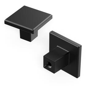 R077756mbx10b Hickory Hardware 10 Pack Of Square Kitchen Cabinet Knobs Quality Drawer And Dresser Knob Han
