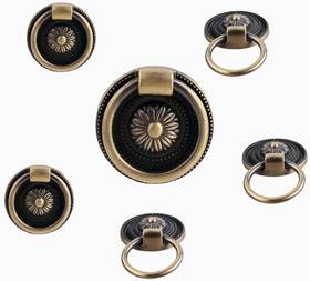 Hdls001 Hislicon 6 Pcs Antique Drawer Pull Ring Cabinet Handle Dressing