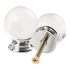 Hk163 Ball Clear Crystal Glass Door Knobs Cabinet Pulls 531622878499