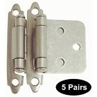 Hm197chsn5pairs Pack Pairs Brushed Satin Nickel Decorative Self Closing 608560045907