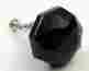 Ho14bl Unbranded Large Black Solid Crystal Glass Drawer Pull Cabinet Knob