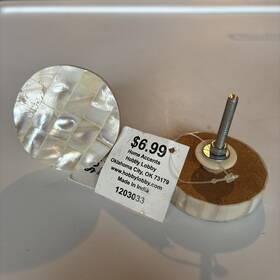 1203033 Hobby Lobby Nwt Set Of 2 Cream Ivory Mosaic Drawer Pulls Knobs Inch