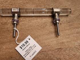 6-crystal Hobby Lobby 1708353 6-crystal/glass Polished Chrome Modern Cabinet Handle Pull
