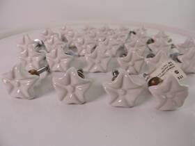 483651 Hobby Lobby Ceramic Stars Drawer Knobs Pulls 1 Inch Quantity 30 Cabinet Doors Dresser
