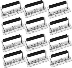 Hoigon 744358430422 12 Pack Spring Loaded Handle Surface Mounted Chest Pulls With Rubber