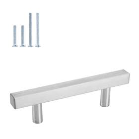 Homdiy 718399216994 Brushed Nickel Cabinet Handles 3in 76mm Hole Centers