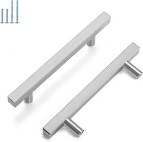 Homdiy 718399320646 10 Pack Brushed Nickel Cabinet Pulls Kitchen Handles 3inch Hole Cent