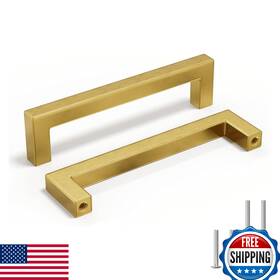 B07fz33dxm Homdiy 6 Pack 5 Inch Gold Handles Cabinet Kitchen Brushed Brass Pulls Stainless