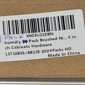 Bb128-10 Homdiy Lst16bss Cabinet Pulls 9 Pack Brushed Nickel 5 In Bar Handle Kitchen Drawer